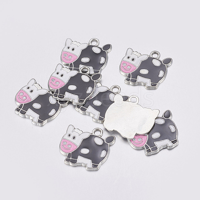 Alloy Enamel Charms EA0541Y-1