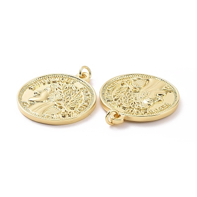 Brass Pendants KK-P200-10G-1