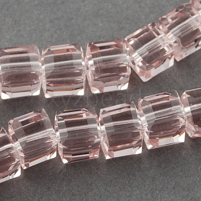 Glass Bead Strands GLAA-R041-6x6mm-07-1