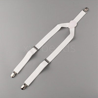 Adjustable Polyester Y-Shaped Heavy Duty Suspenders AJEW-WH0307-23K-1