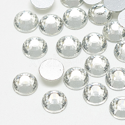 Flat Back Glass Rhinestone Cabochons RGLA-T090-SS4-01-1
