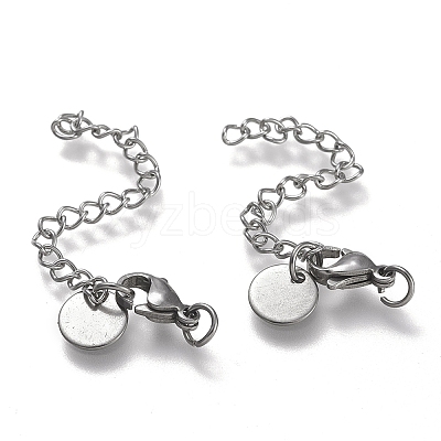 Tarnish Resistant 304 Stainless Steel Chain Extender LS-STAS-K195-28P-1