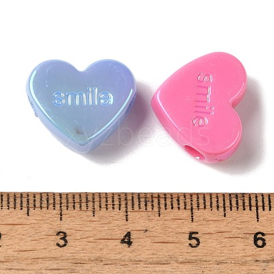 UV Plating Acrylic Beads X-OACR-H123-08-1