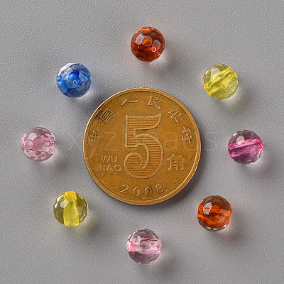Transparent Acrylic Beads X-TACR-S154-11A-1