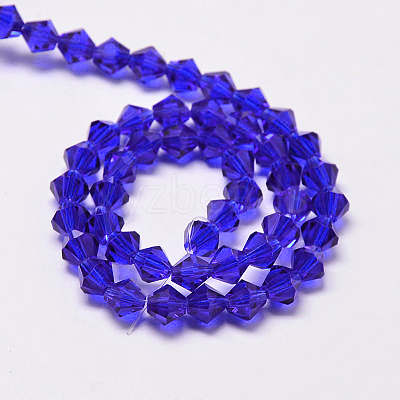 Imitate Austrian Crystal Bicone Glass Beads Strands LS-GLAA-F029-6x6mm-06-1