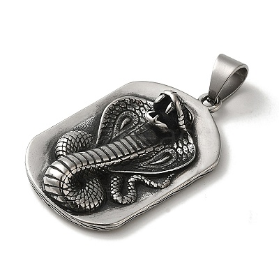 316L Surgical Stainless Steel Big Pendants STAS-H194-02AS-02-1