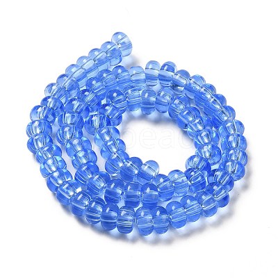 Transparent Glass Beads Strands LAMP-G156-20O-1