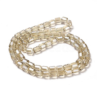 Electroplate Glass Beads Strands EGLA-D030-19I-1