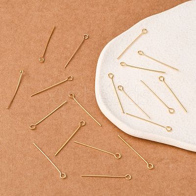 Brass Eye Pin KK-G331-09-0.7x30-NF-1