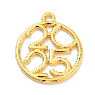 Rack Plating Alloy Pendants PALLOY-S190-06G-02-1