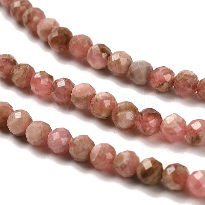 Natural Argentina Rhodonite Beads Strands G-B107-A04-04-1