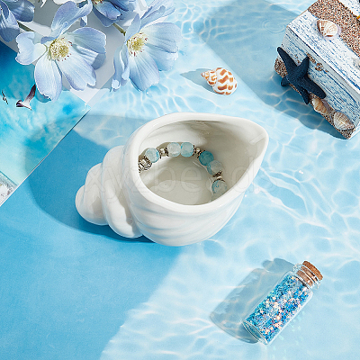 Ceramic Ashtray Home Display Decorations DJEW-WH20021-05B-02-1