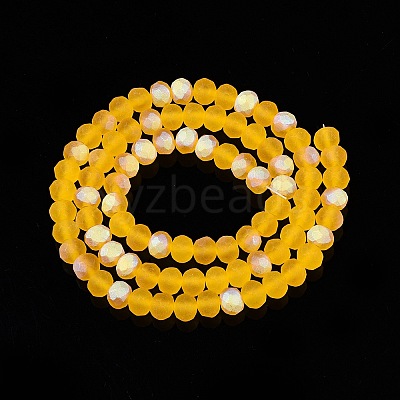 Transparent Glass Beads Strands LS-EGLA-A044-T6mm-MB05-1
