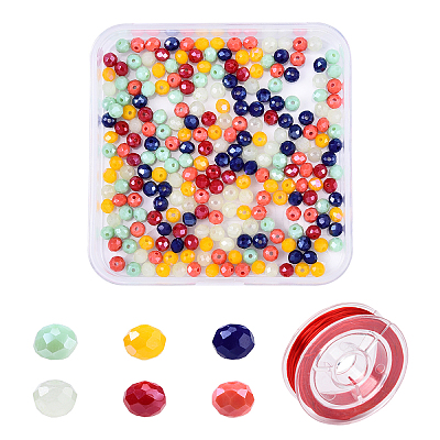 DIY Stretch Bracelets Kits DIY-YW0013-20D-1