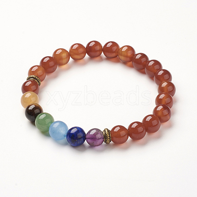 Yoga Chakra Jewelry BJEW-G554-02J-1