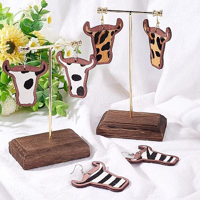 DIY Cattle Head Dangle Earring Making Kit DIY-OC0009-75-1