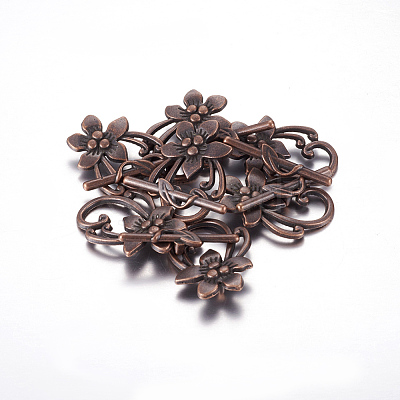 Tibetan Style Toggle Clasps LS-RLF0677Y-1