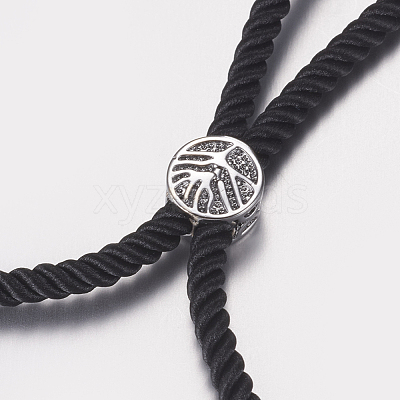 Nylon Twisted Cord Bracelet Making MAK-F019-04B-1