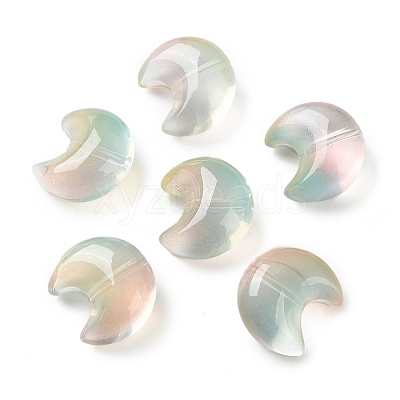 Baking Paint Transparent Glass Beads DGLA-F003-01G-1