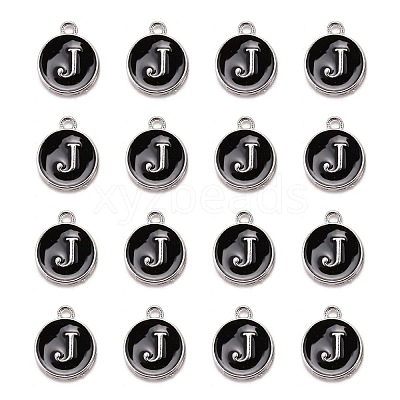 Platinum Plated Alloy Charms LS-ENAM-S118-02J-P-1
