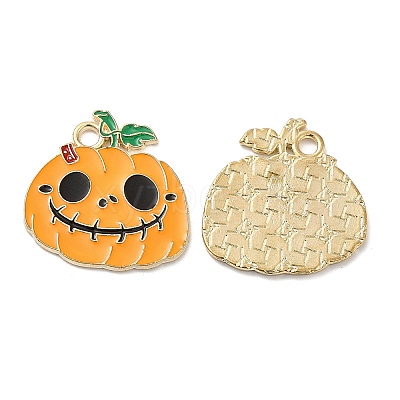 Halloween Theme Alloy Enamel Pendants ENAM-F147-01C-1
