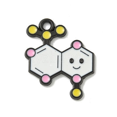 Chemistry Science Theme Alloy Enamel Pendants ENAM-I060-14E-1