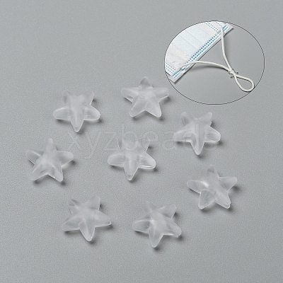 Star PVC Plastic Cord Lock for Mouth Cover LS-KY-D013-02B-1