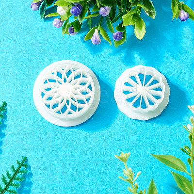 2Pcs Plastic Molds DIY-TA0001-09A-1