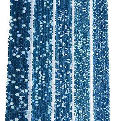 Transparent Glass Beads Strands EGLA-A044-T4mm-MB27-1