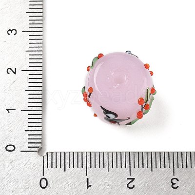 Handmade Lampwork Bumpy Beads LAMP-M025-01B-1