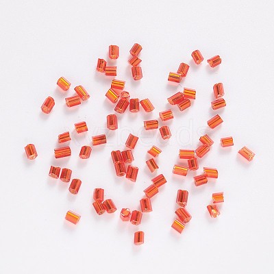 Two Cut Glass Seed Beads CSDB25B-1