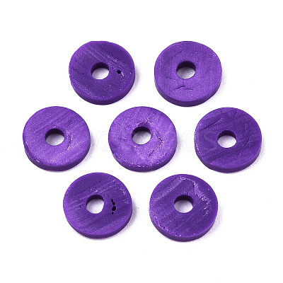 Handmade Polymer Clay Beads LS-CLAY-Q251-4.0mm-98-1