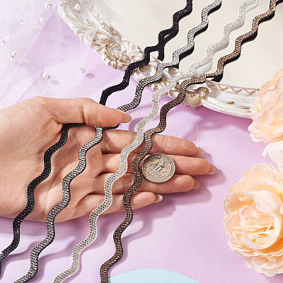 4 Colors Rhinestone Ribbon OCOR-TA0003-08-1