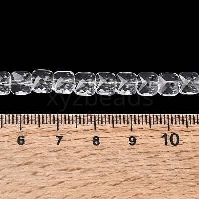 Transparent Glass Beads Strands X-GLAA-L050-A18-1