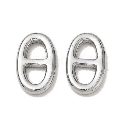 Non-Tarnish 304 Stainless Steel Connector Charms STAS-F247-03-P-1