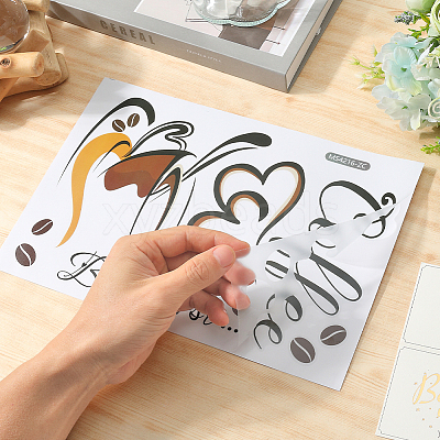 PVC Plastic Sticker for Wall Decoration DIY-WH0349-101-1