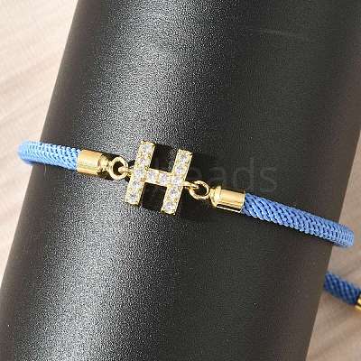 Adjustable Nylon Cord Bracelets BJEW-C096-01G-08-1