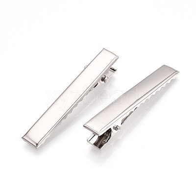 Iron Flat Alligator Hair Clip Findings X-IFIN-S286-46mm-1