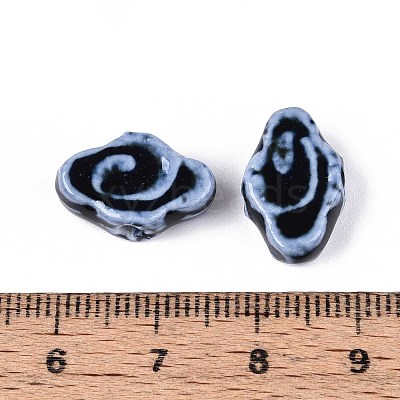 Handmade Porcelain Beads PORC-T133-30K-1