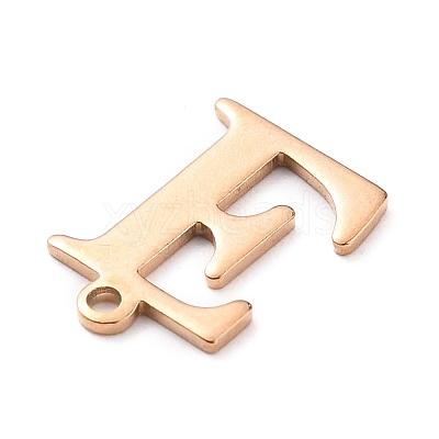 PVD Vacuum Plating  304 Stainless Steel Charms STAS-H112-E-RG-1
