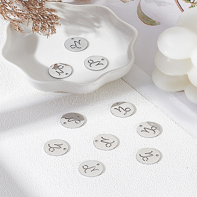 10Pcs 304 Stainless Steel Charms STAS-LP0003-19K-1