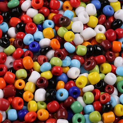 6/0 Glass Seed Beads SEED-US0003-4mm-51-1
