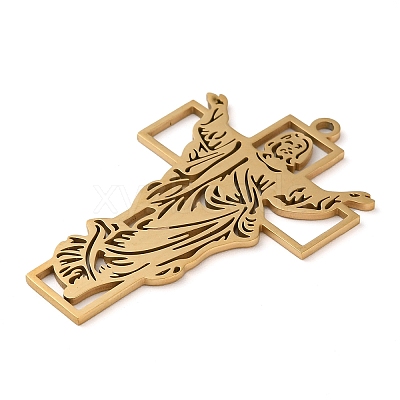 304 Stainless Steel Pendants STAS-R116-04G-1