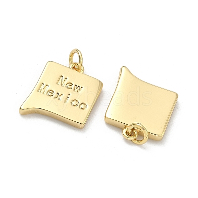 Brass Pendants KK-D229-22F-G-1