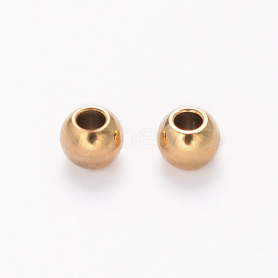 Ion Plating(IP) 304 Stainless Steel Spacer Beads LS-STAS-G130-23G-2MM-1