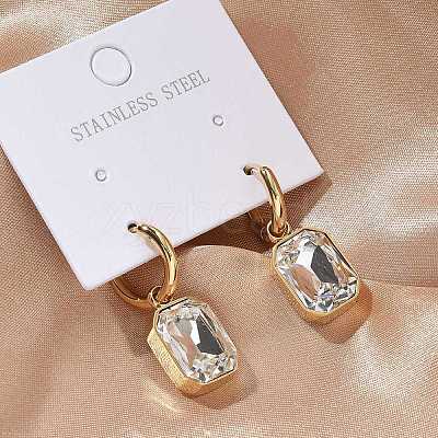 Ion Plating(IP) 304 Stainless Steel Hoop Earring EJEW-C017-06G-03-1
