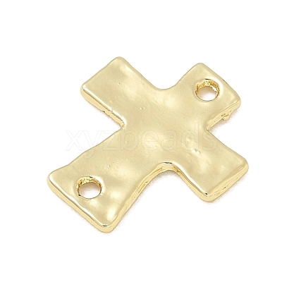 Alloy Textured Religion Cross Links Connector Charms FIND-Z127-01G-01-1