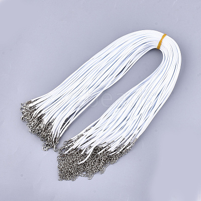 Waxed Cord Necklace Making NCOR-T001-82-1