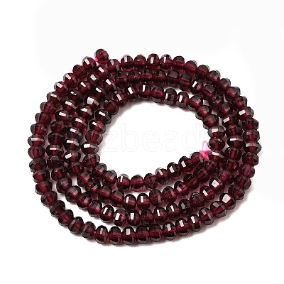 Natural Garnet Beads Strands G-K376-I01-3x4mm-1