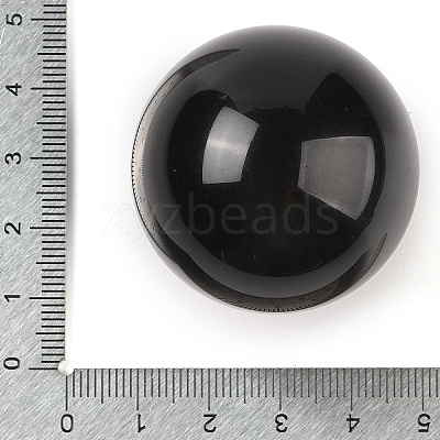 Natural Obsidian Sphere Beads G-I367-07C-1